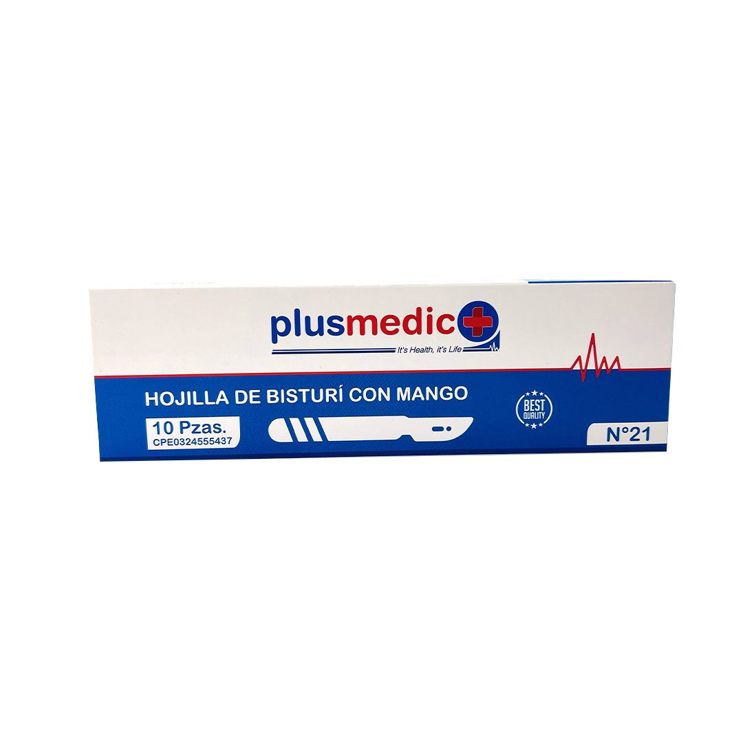 BISTURI HOJILLA DESECHABLE CON MANGO N 12